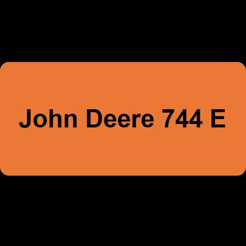John Deere 744 E